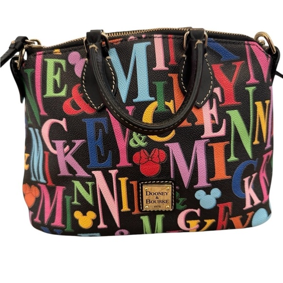 Dooney & Bourke Disney Parks Mickey Mouse Rainbow small  crossbody handbag - Picture 3 of 11